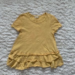 Altar’d State Ruffle Top Size Small